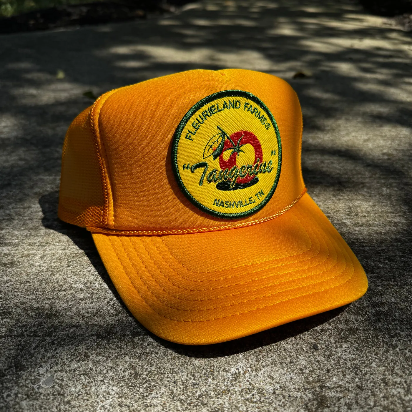 Fleurie YELLOW TANGERINE PATCH HAT