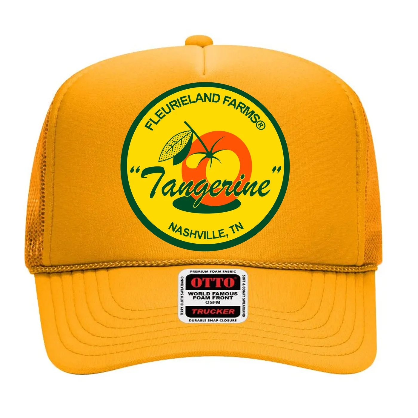 Fleurie YELLOW TANGERINE PATCH HAT