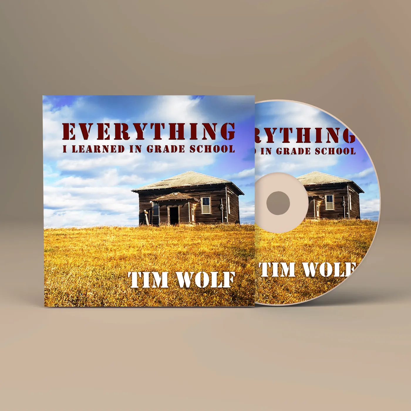 Tim Wolf FREE - "Everything I Learned In Grade School" Album CD