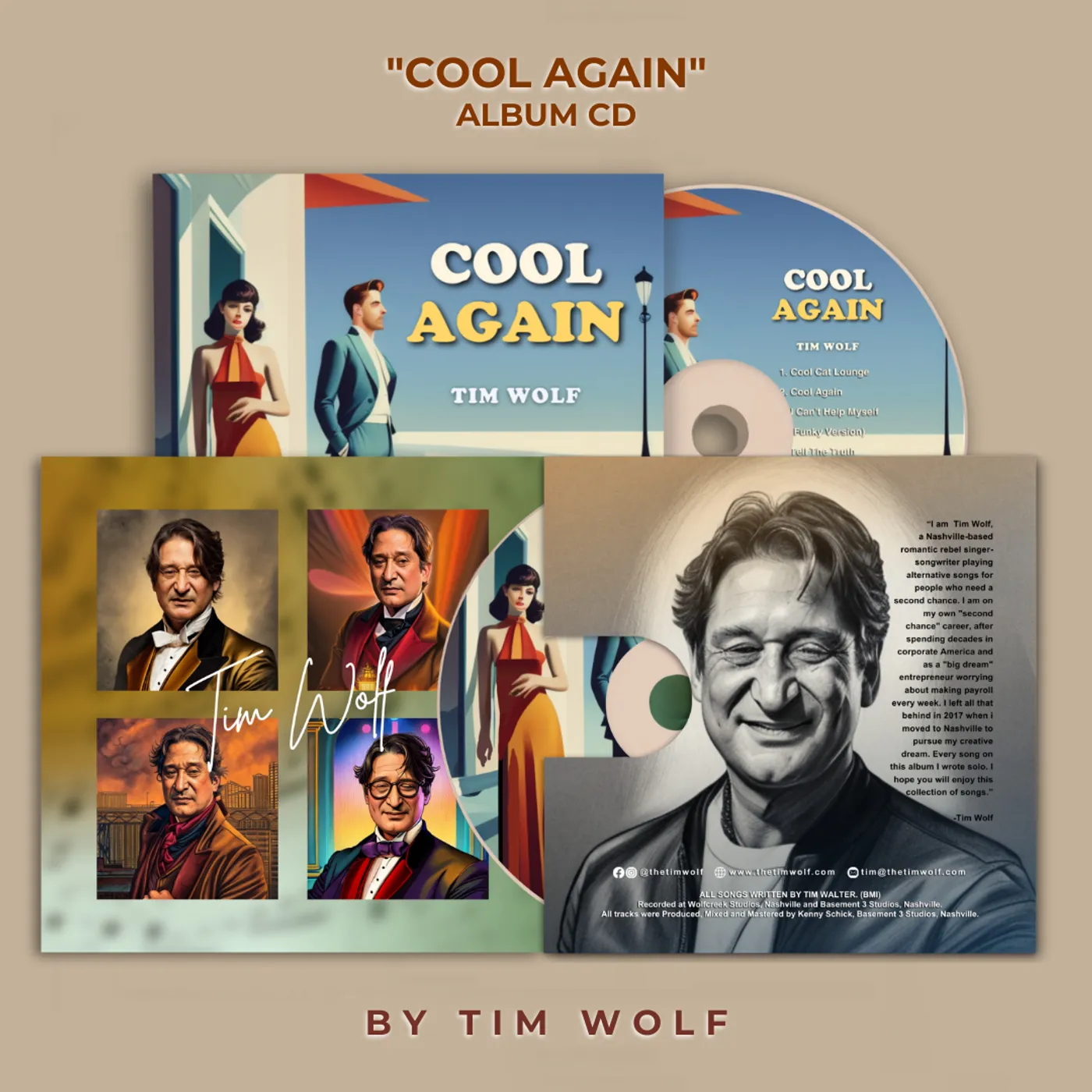 Tim Wolf "Cool Again" CD Album