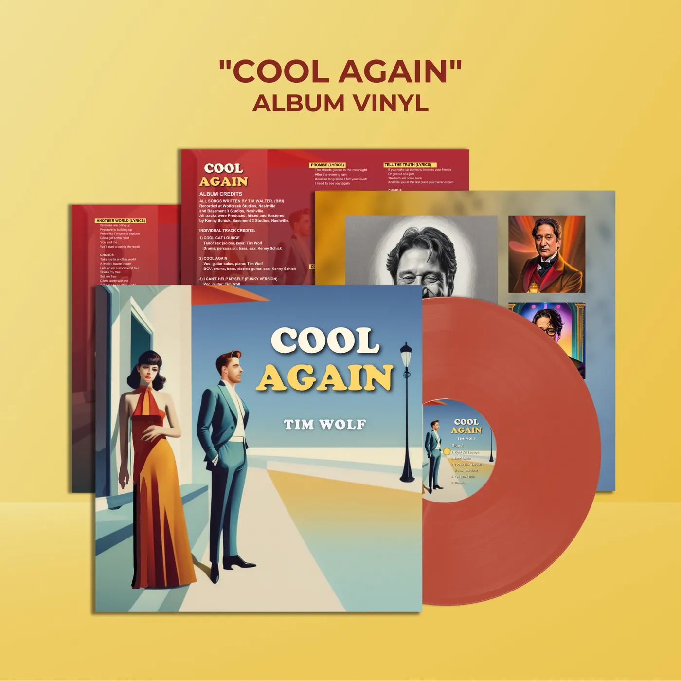 Tim Wolf "Cool Again" Album (Limited Edition Vinyl)