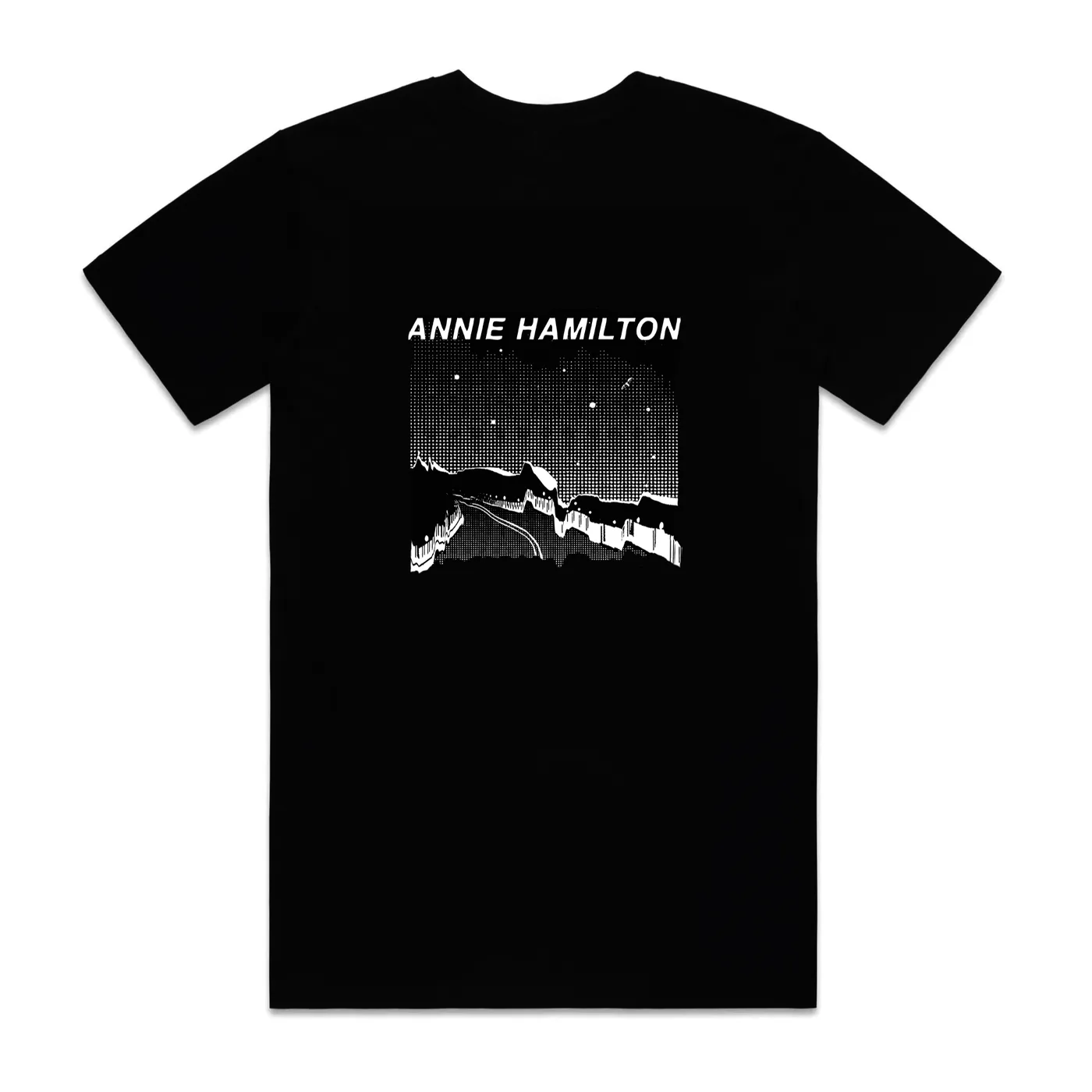 annie hamilton AH glow-in-the-dark tshirt