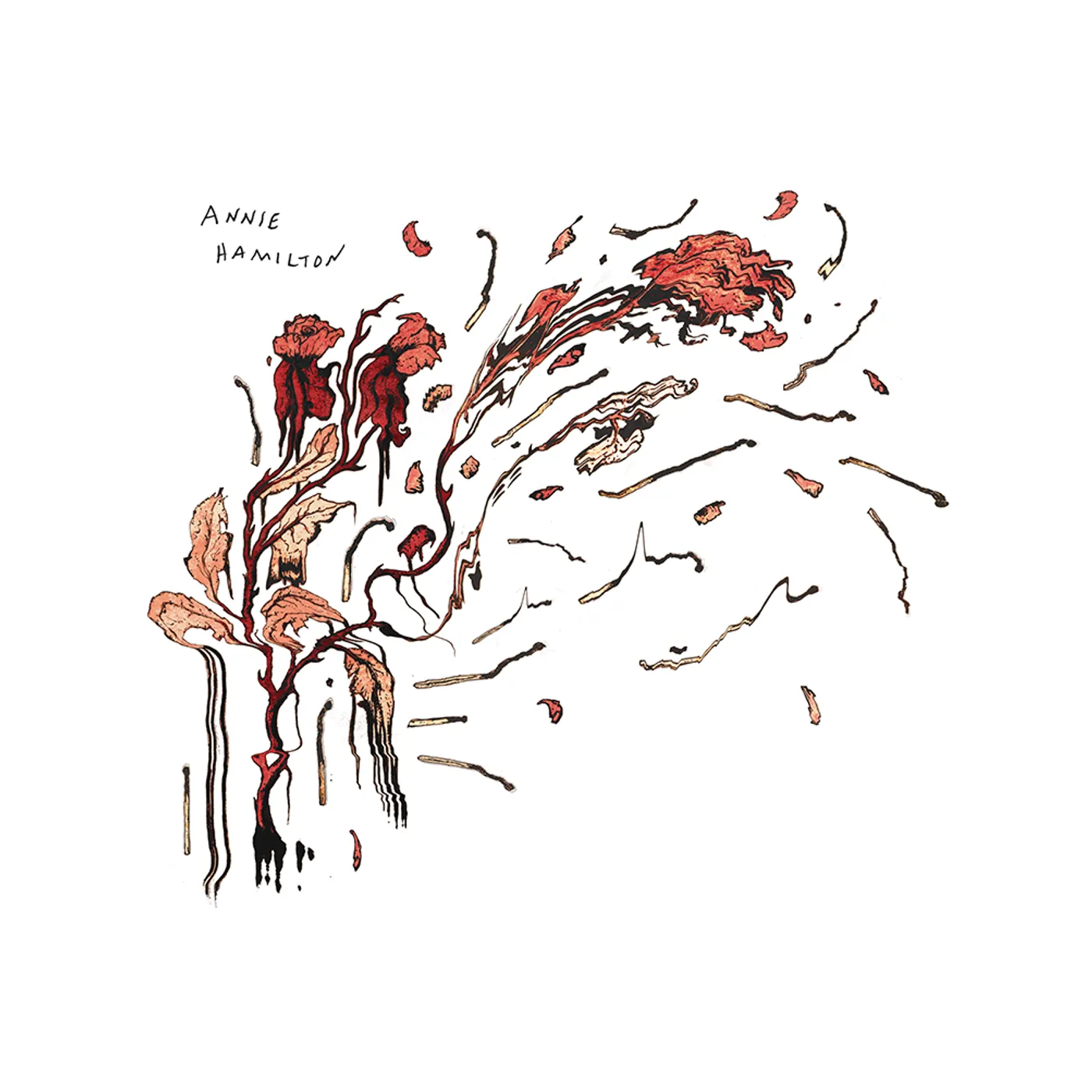 annie hamilton Melting Matchstick tshirt