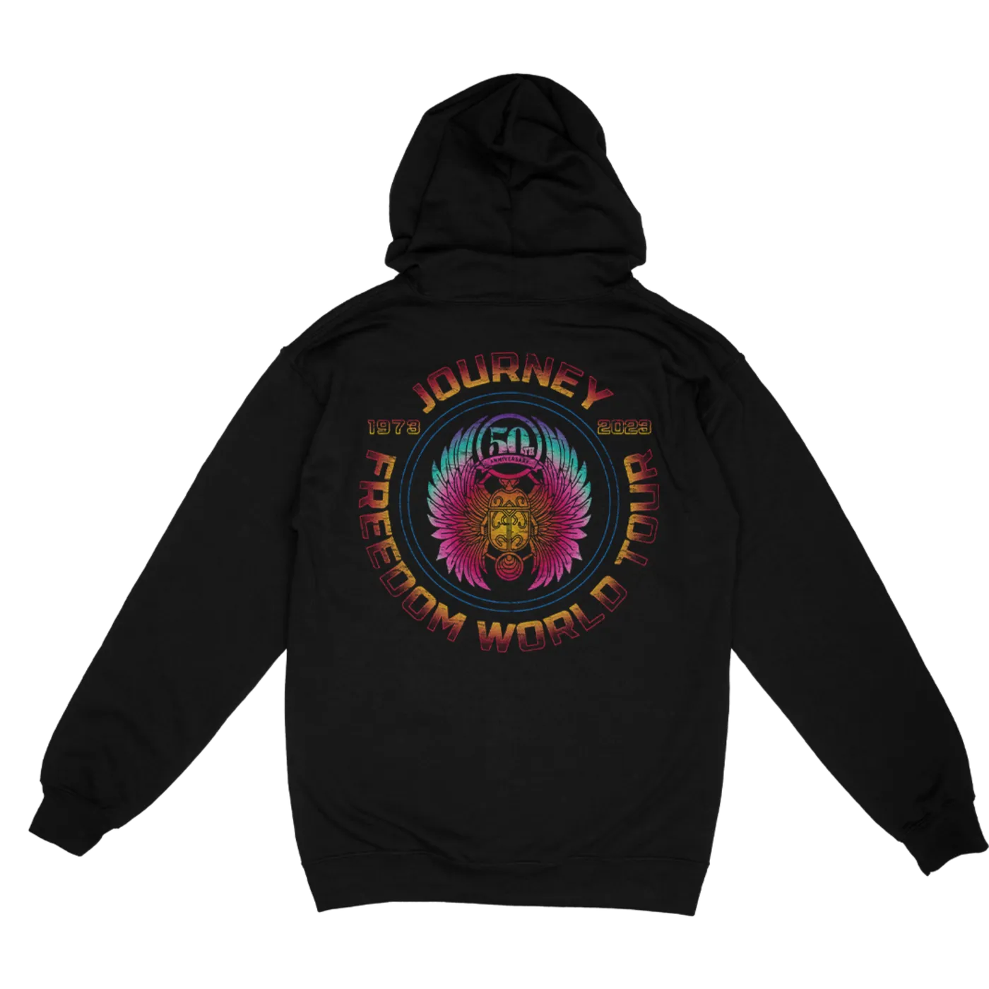 Journey Black Freedom 1973-2023 Zip Up Hoodie