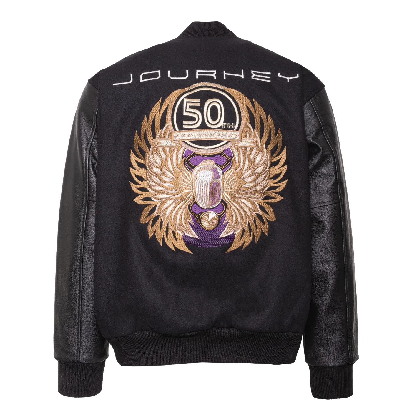 Journey 50th Anniversary Embroidered Varsity Jacket