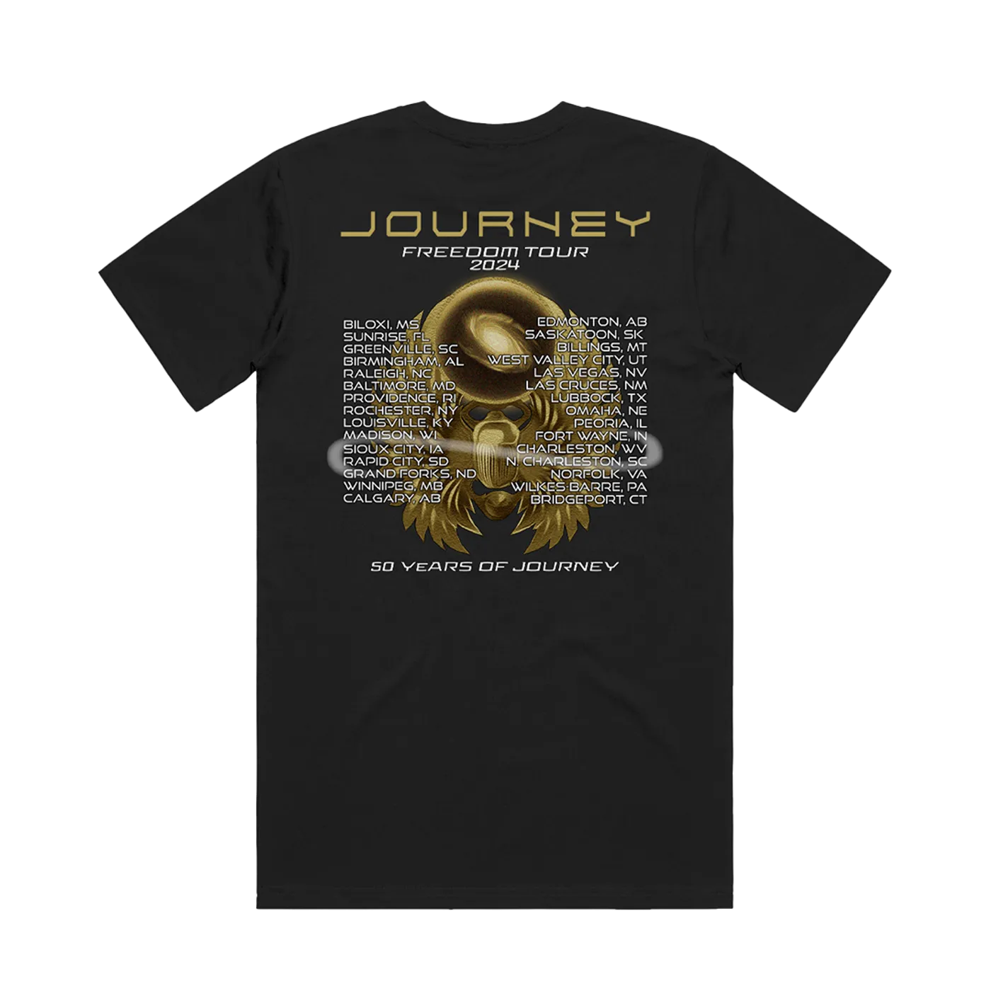 Journey 2024 50th Anniversary Tour Tee