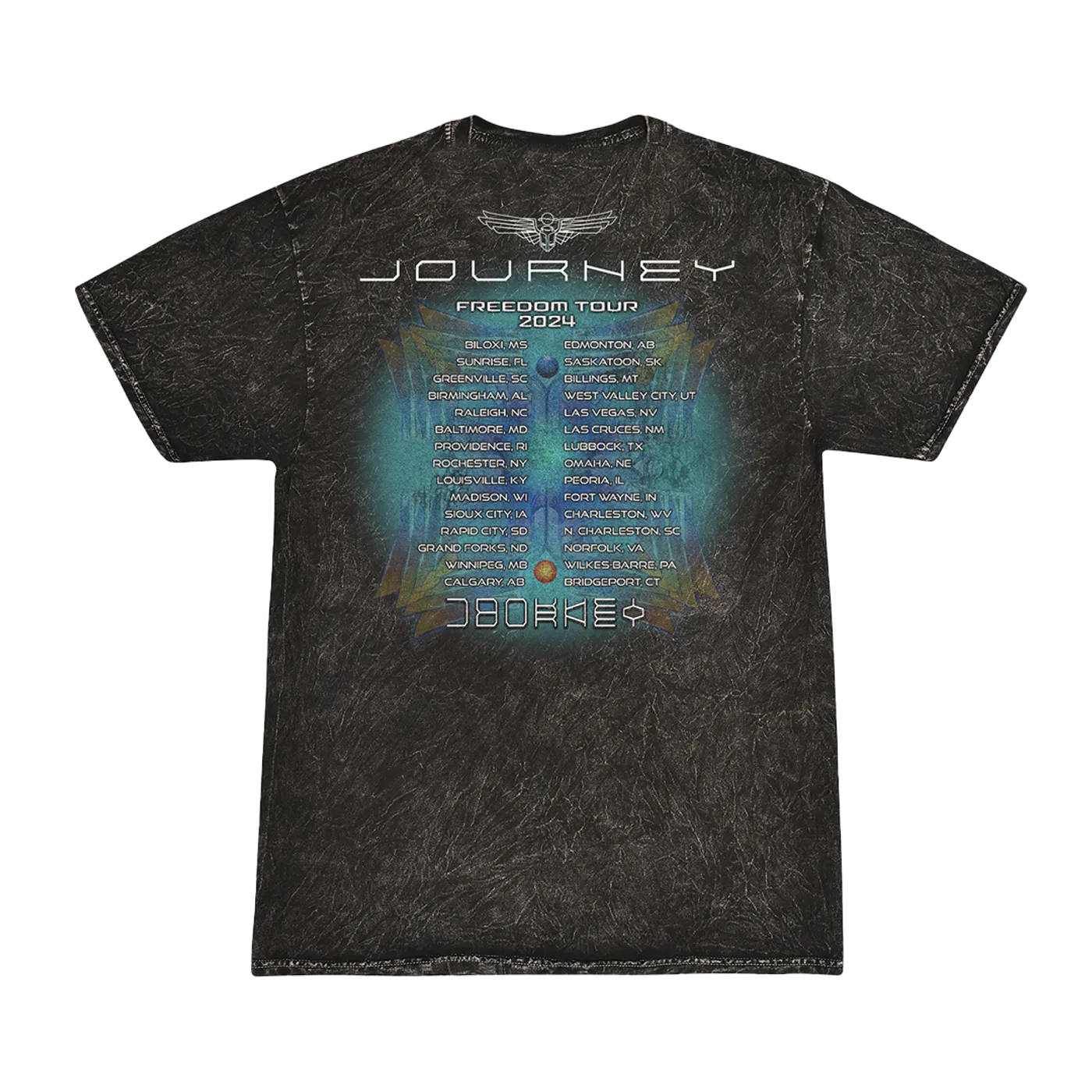 Journey 2024 Mineral Wash Deco Scarab Tee