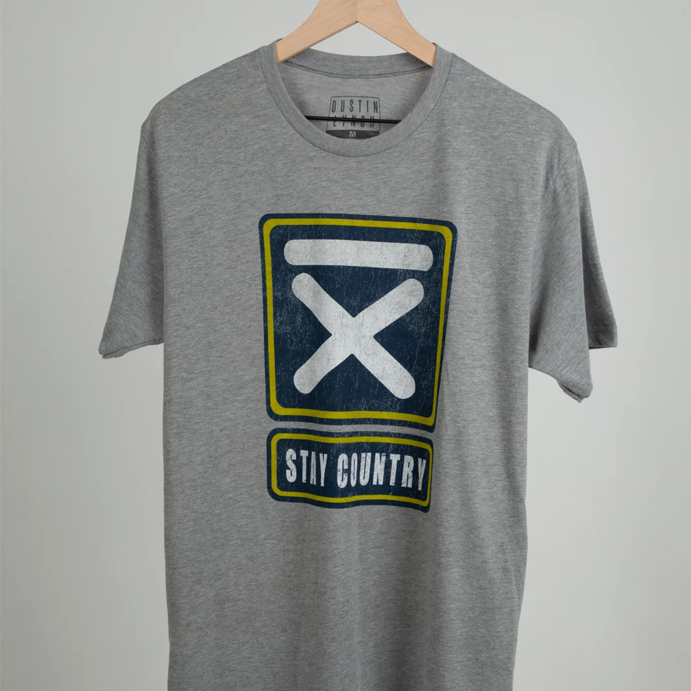 Dustin Lynch Grey Stay Country T-Shirt