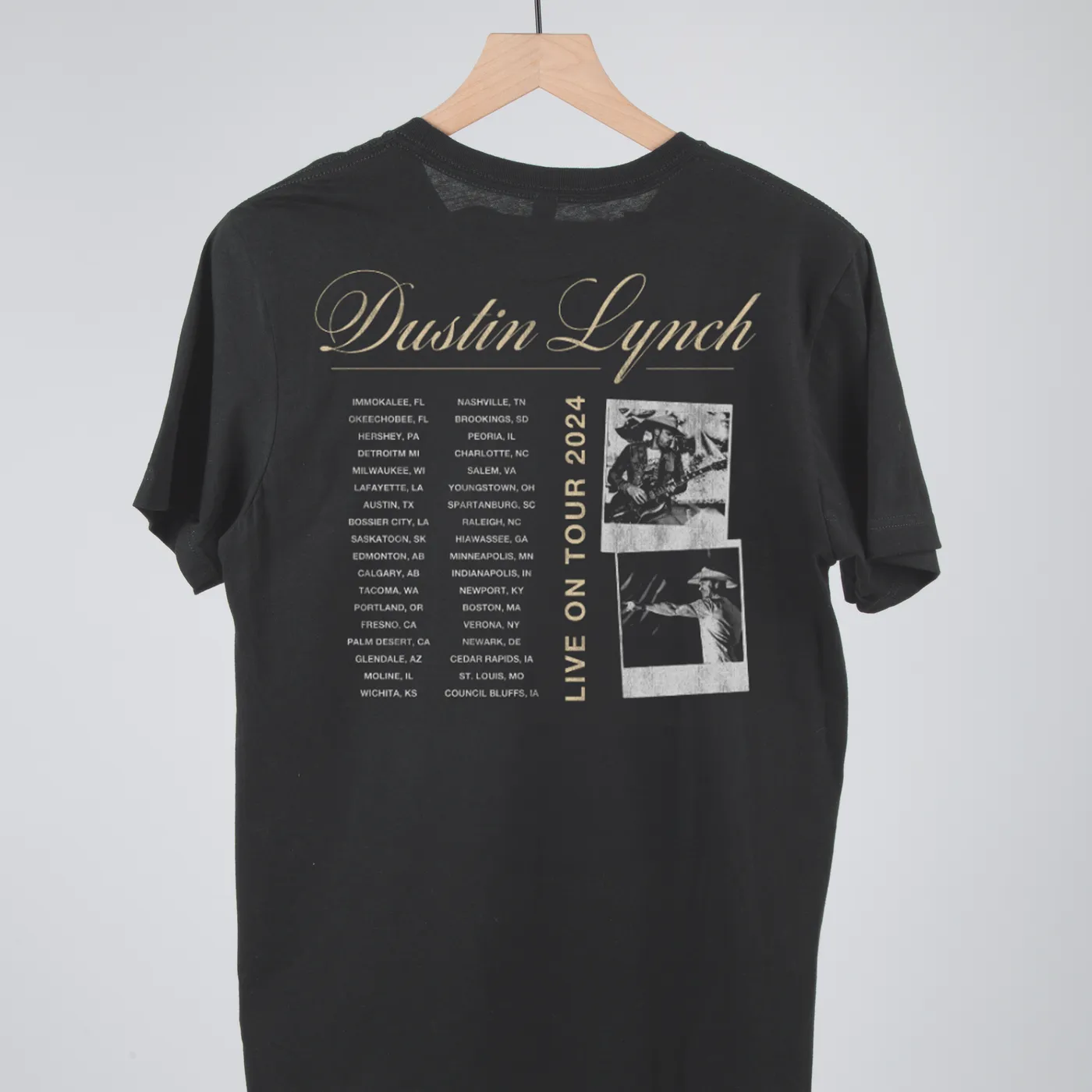 Dustin Lynch Live On Tour 2024 Tee