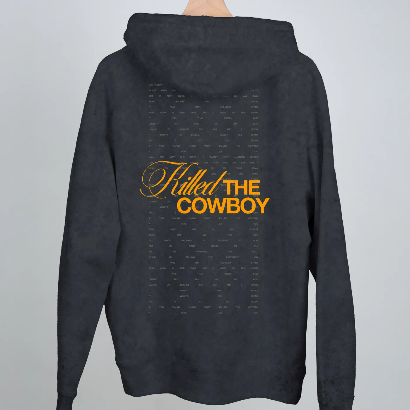 Dustin Lynch Killed The Cowboy Grey Wash Hoodie