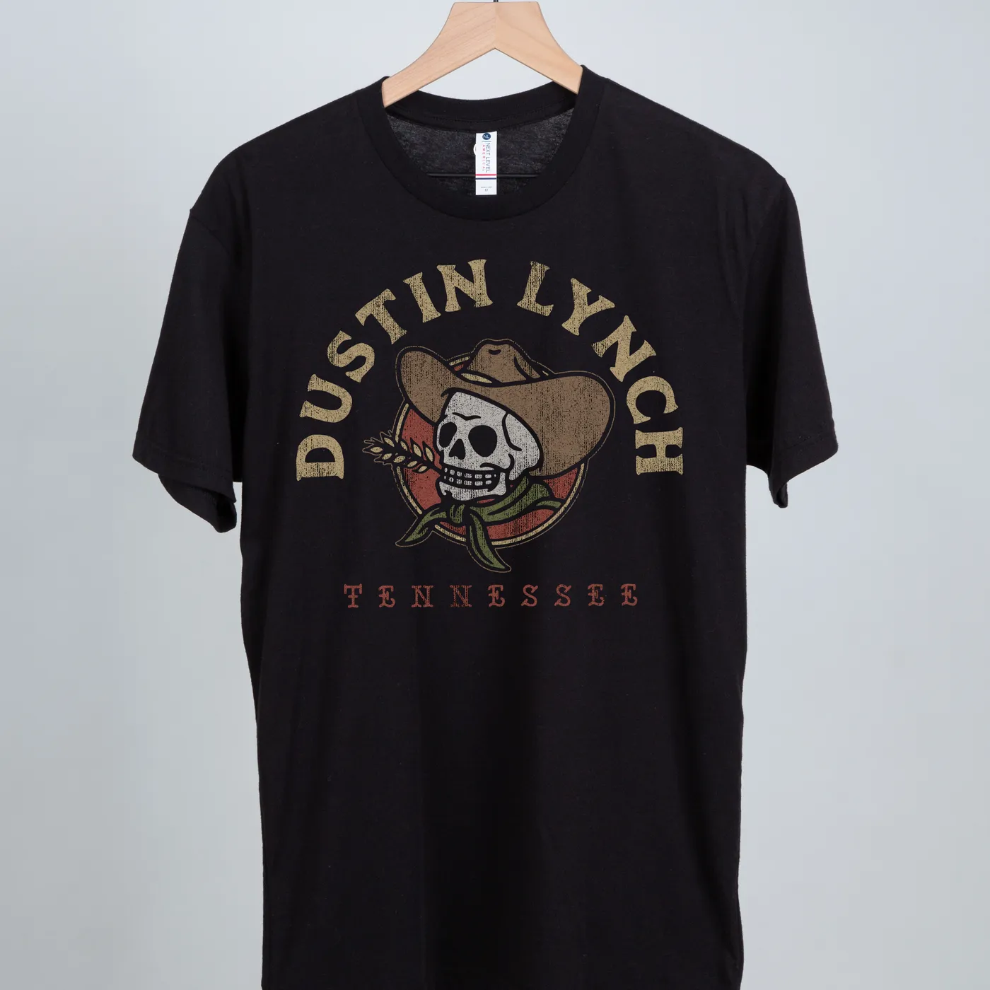 Dustin Lynch Rose & Skull Tee