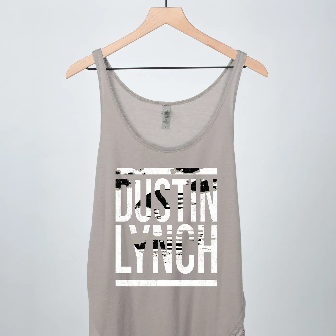 Dustin Lynch Ladies Sunset Tank - Grey