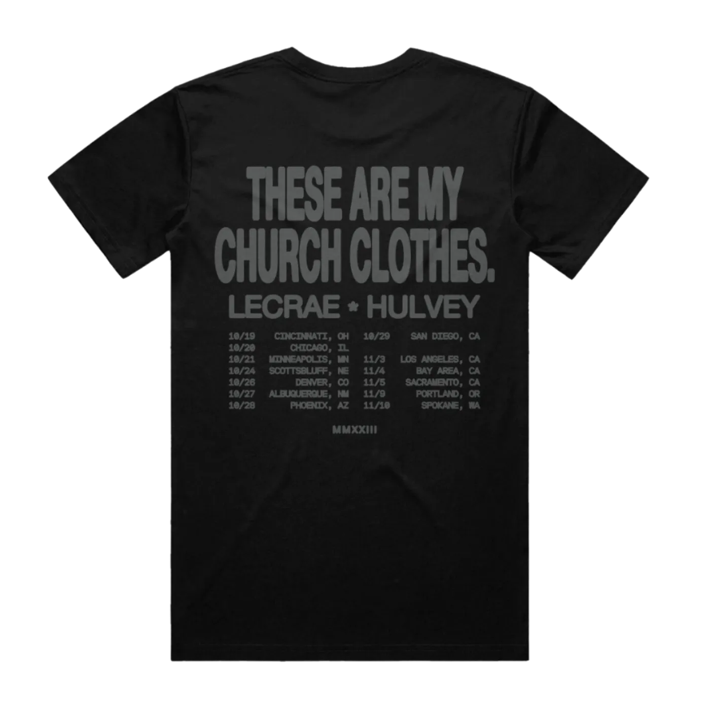 Lecrae CC4 Tour Tee - Black
