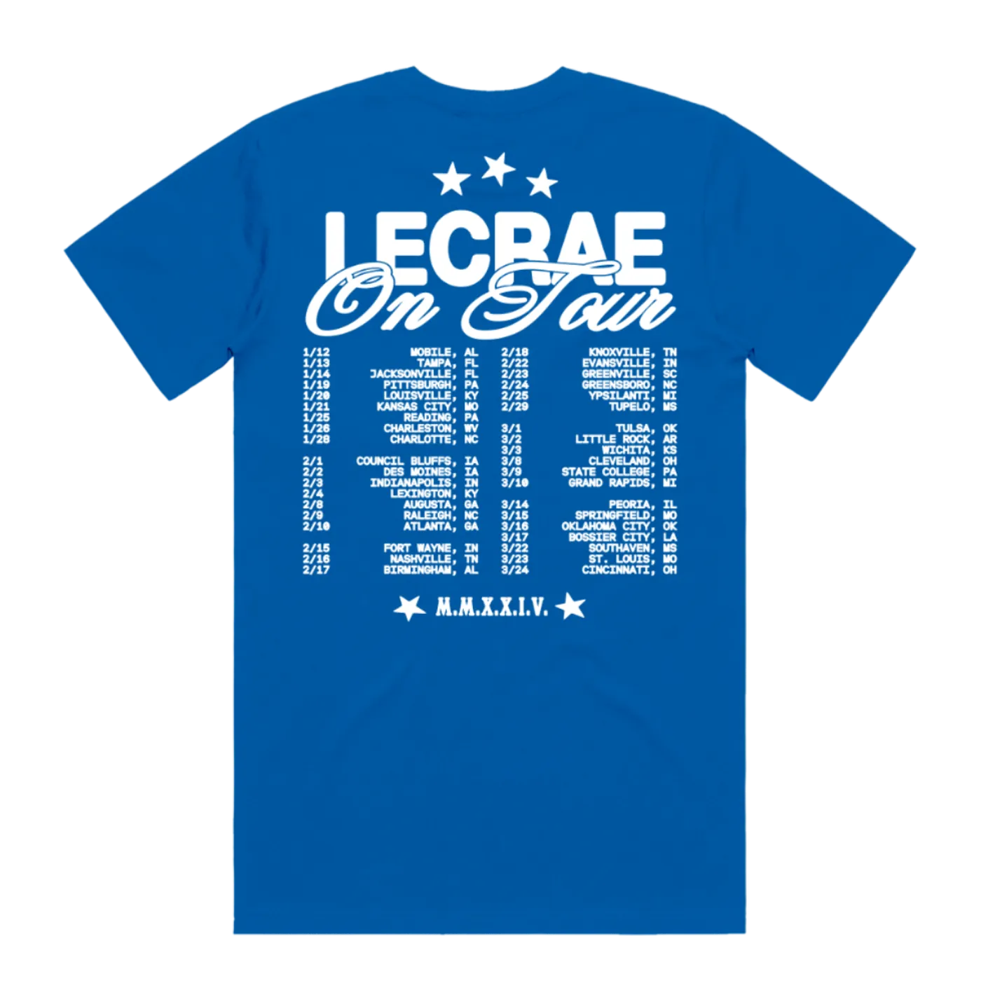 Lecrae On Tour Tee