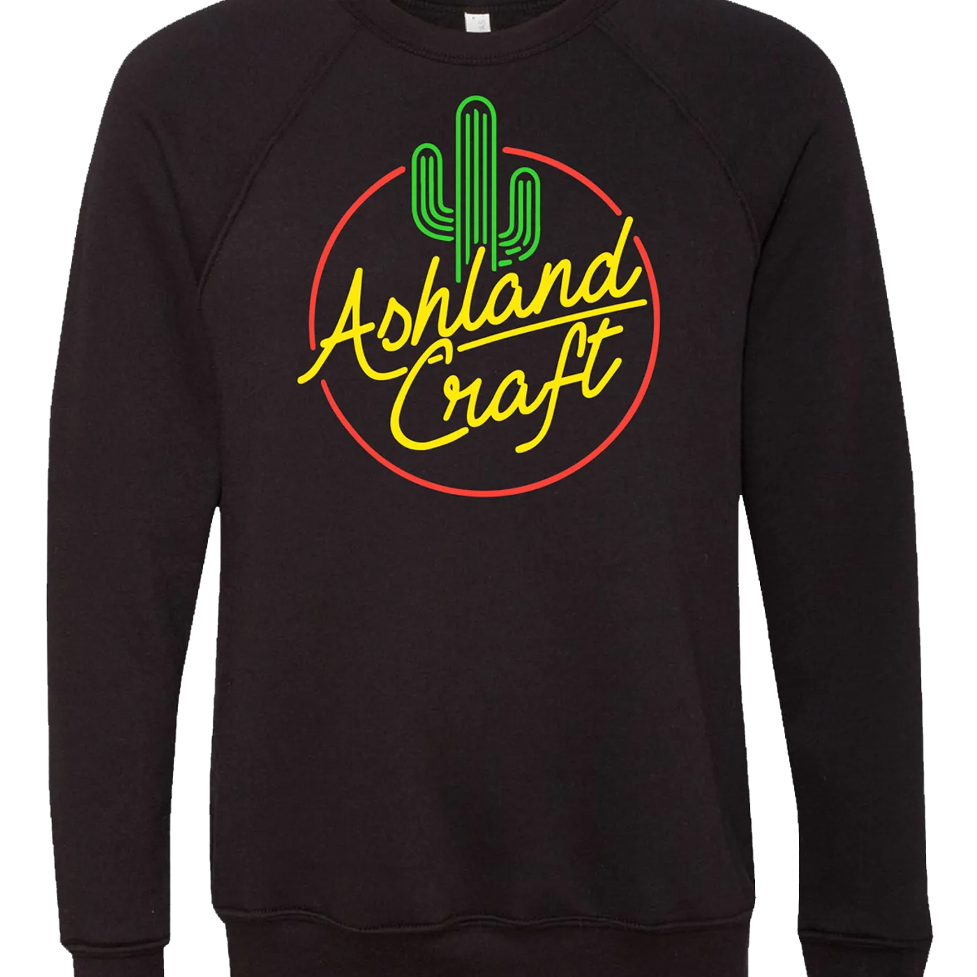 Ashland Craft Neon Cactus Crewneck