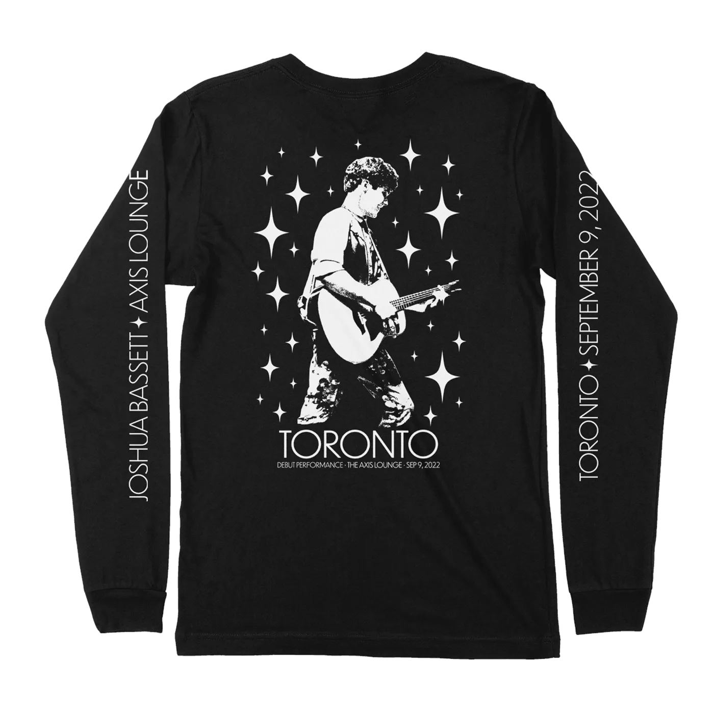 Joshua Bassett Toronto Tour Long Sleeve - Black