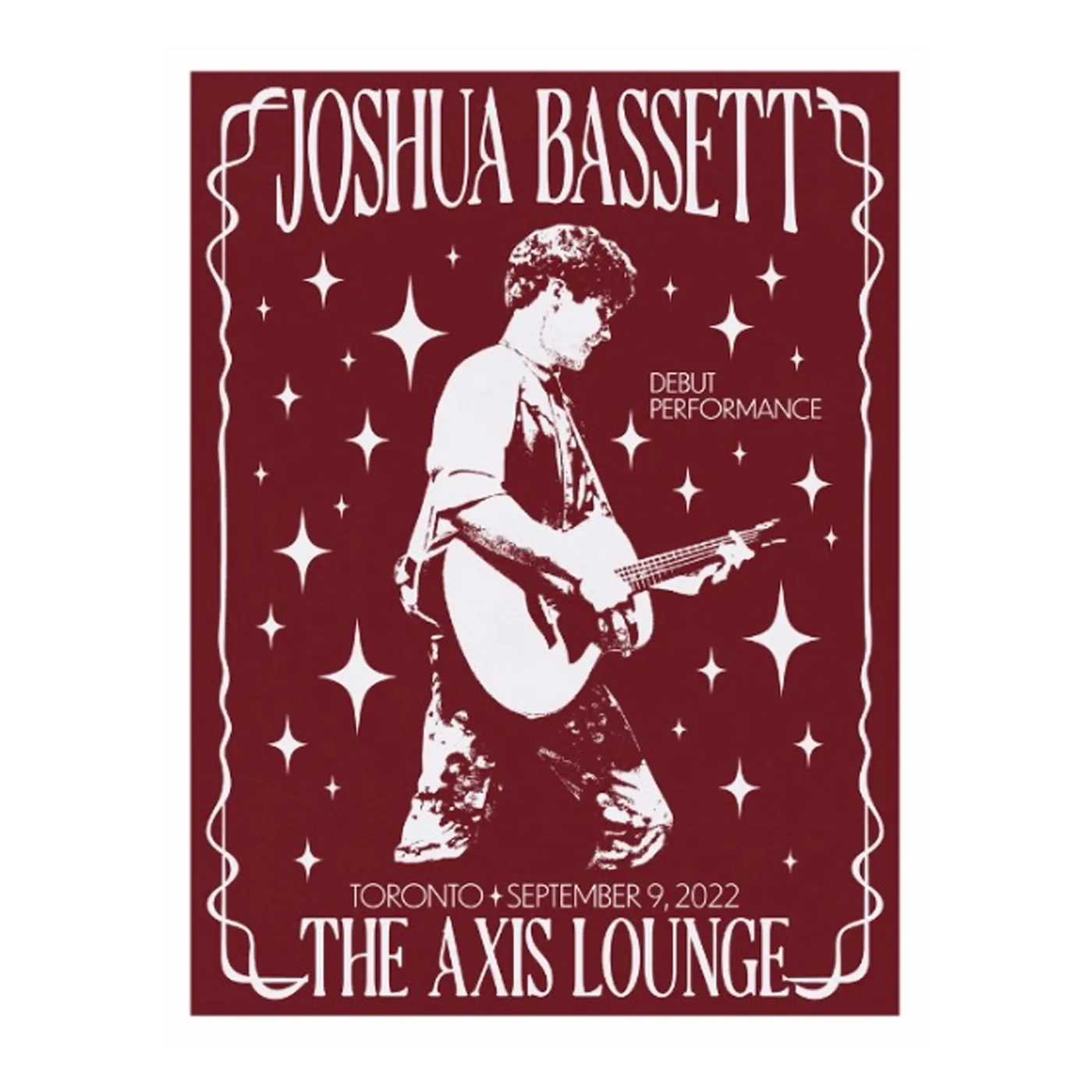 Joshua Bassett Toronto Tour Poster - Red