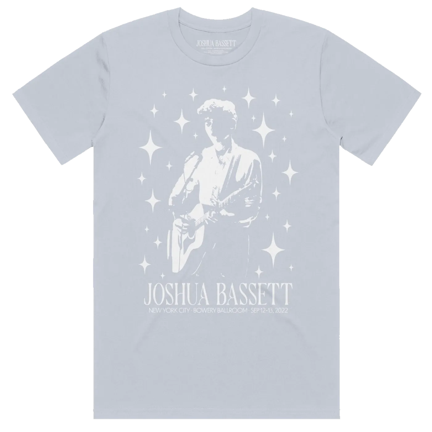 Joshua Bassett NYC Tour Tee - Light Blue