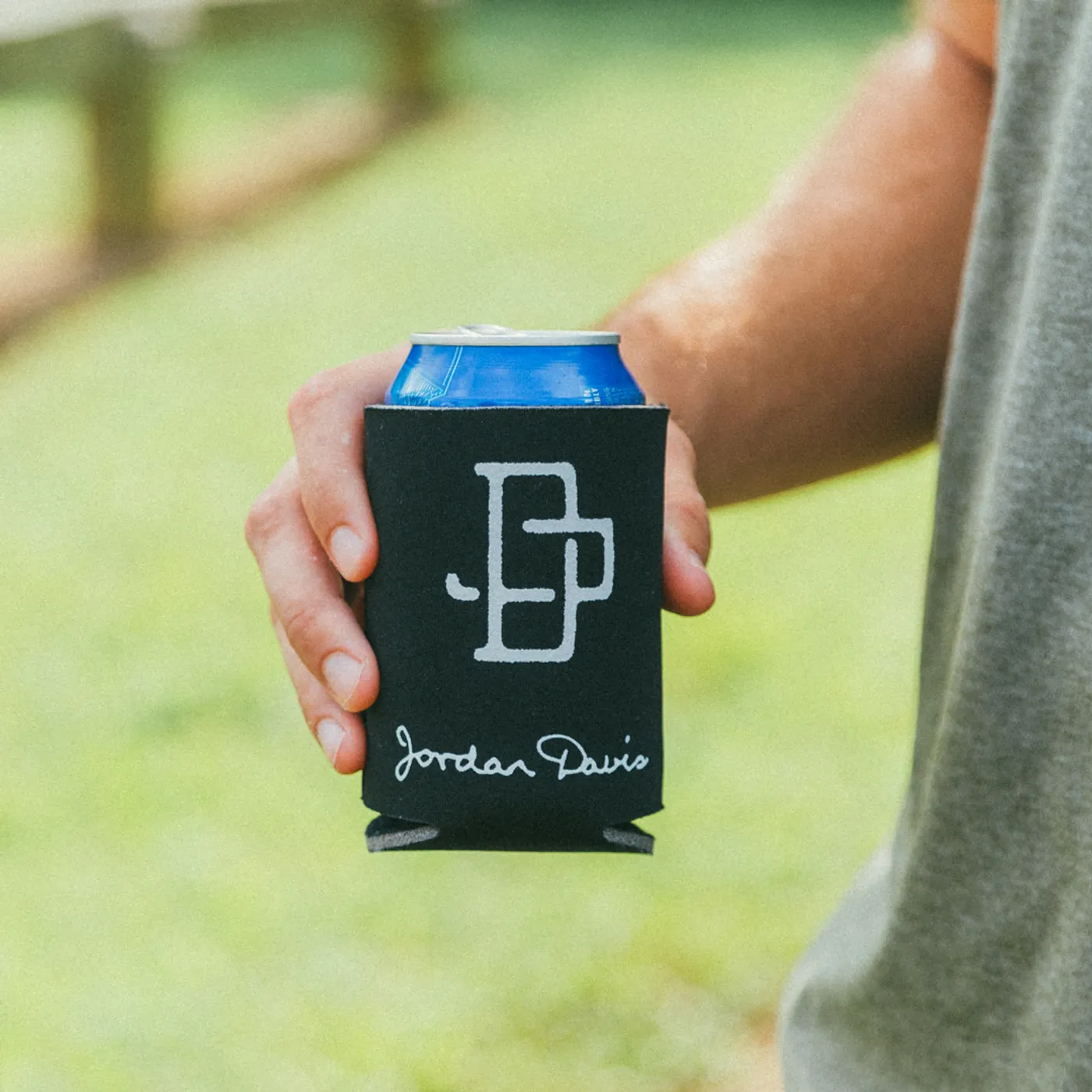 Jordan Davis Logo Can Cooler