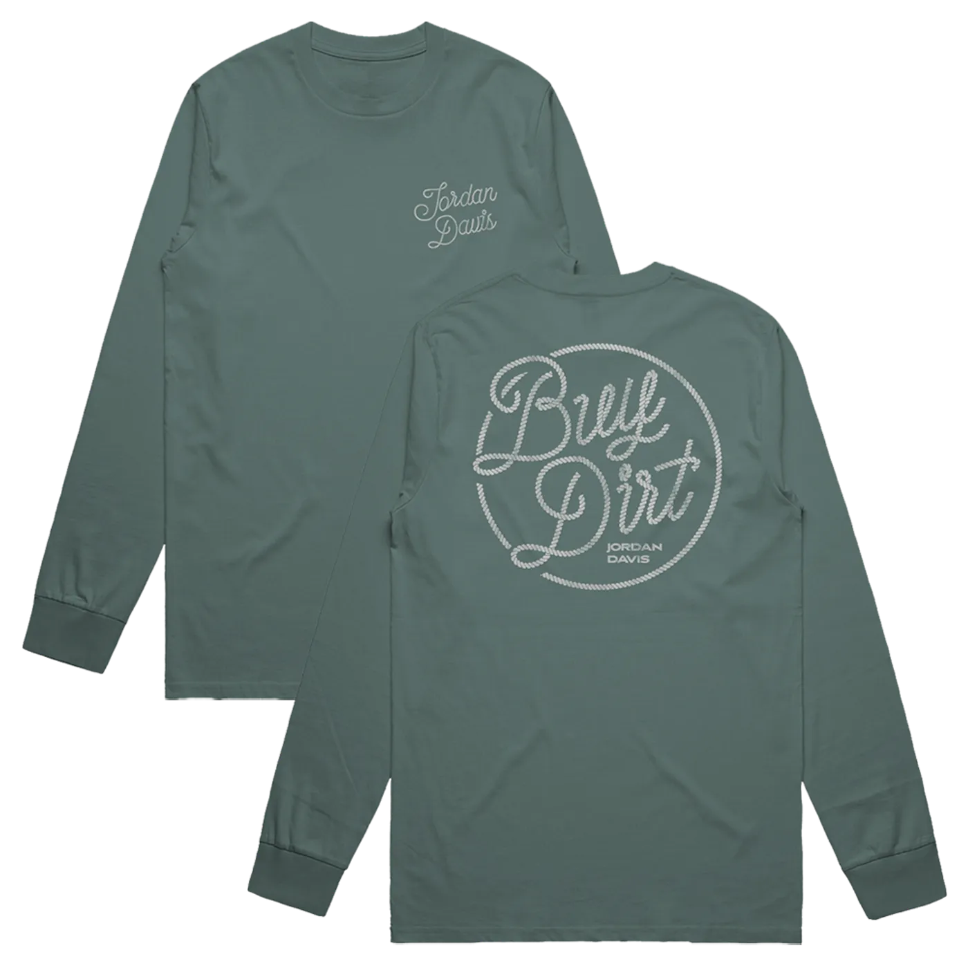Jordan Davis Buy Dirt Rope Long Sleeve - Green