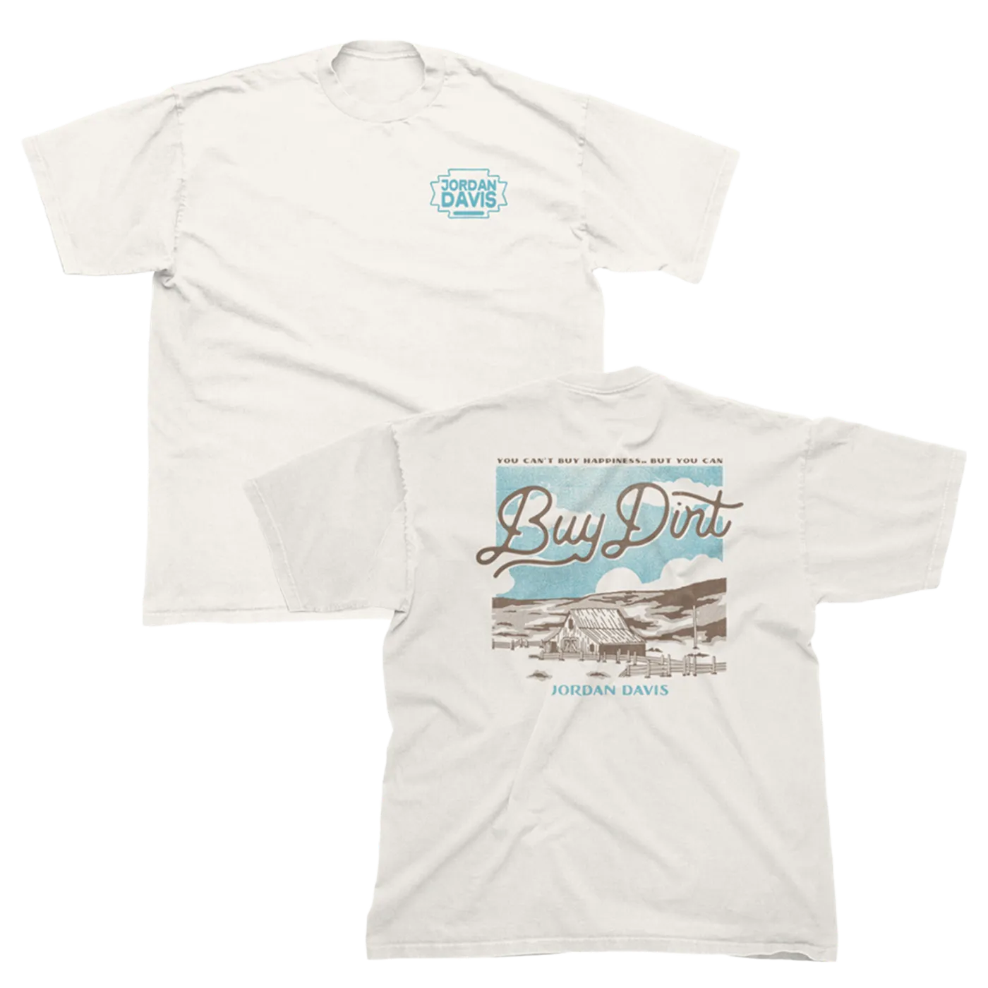 Jordan Davis Ivory Buy Dirt Scenic Tee