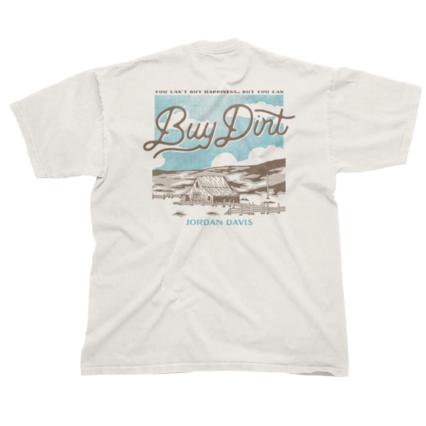 Jordan Davis Ivory Buy Dirt Scenic Tee