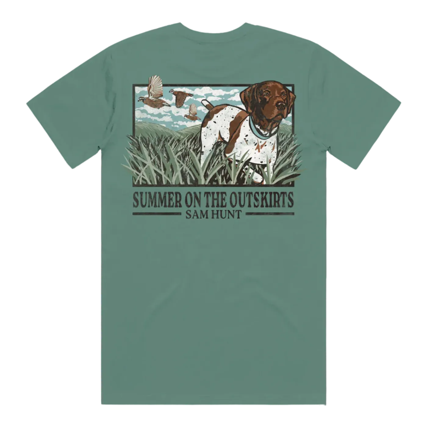 Sam Hunt Green Dog Tee