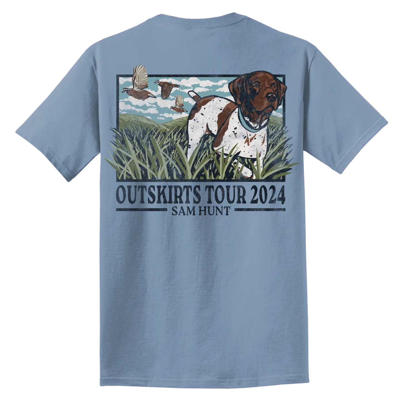 Sam Hunt Blue Dog Tee