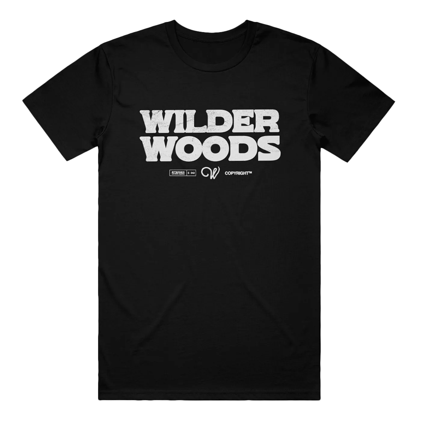 Wilder Woods Block Font Tee