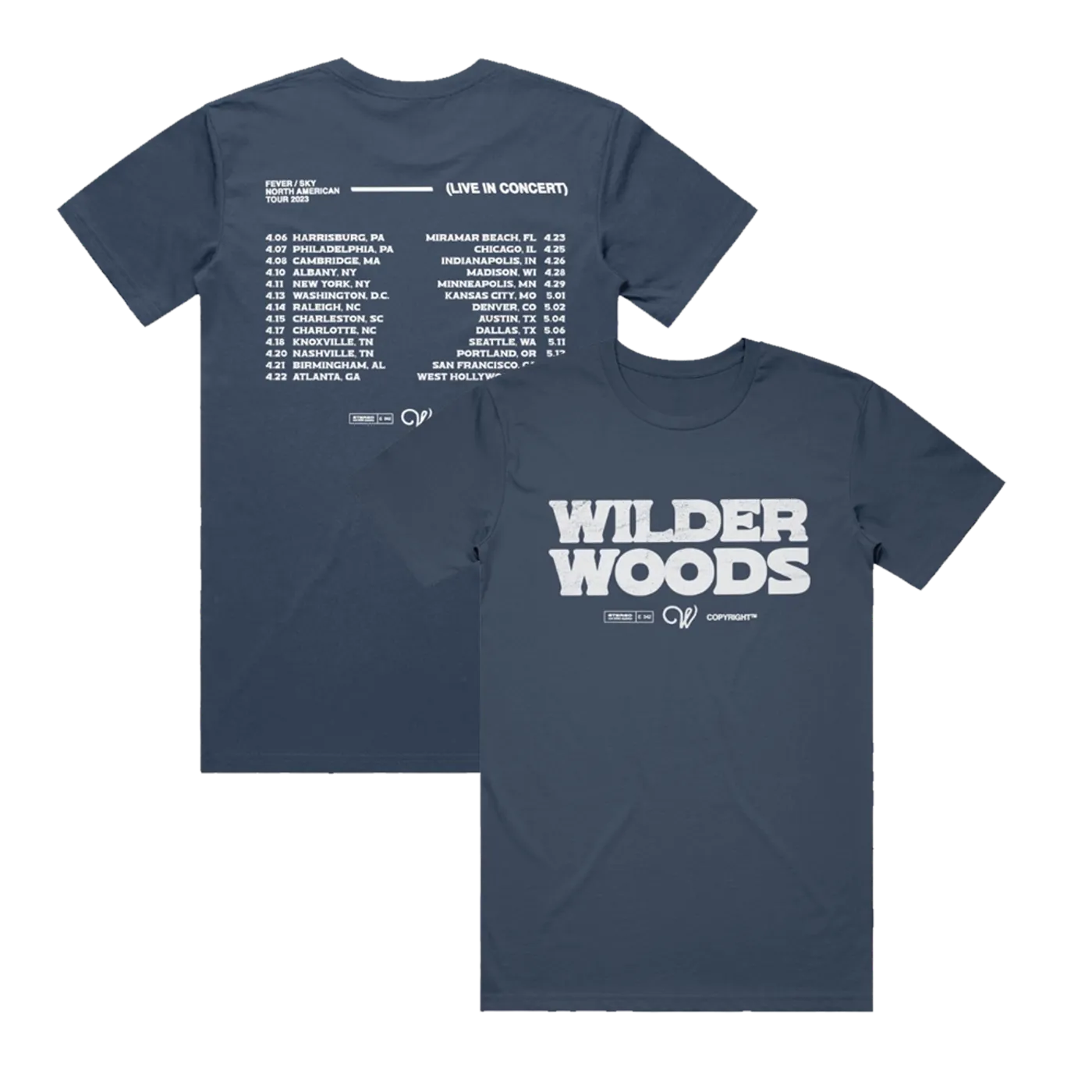 Wilder Woods Fever Sky Tour Tee