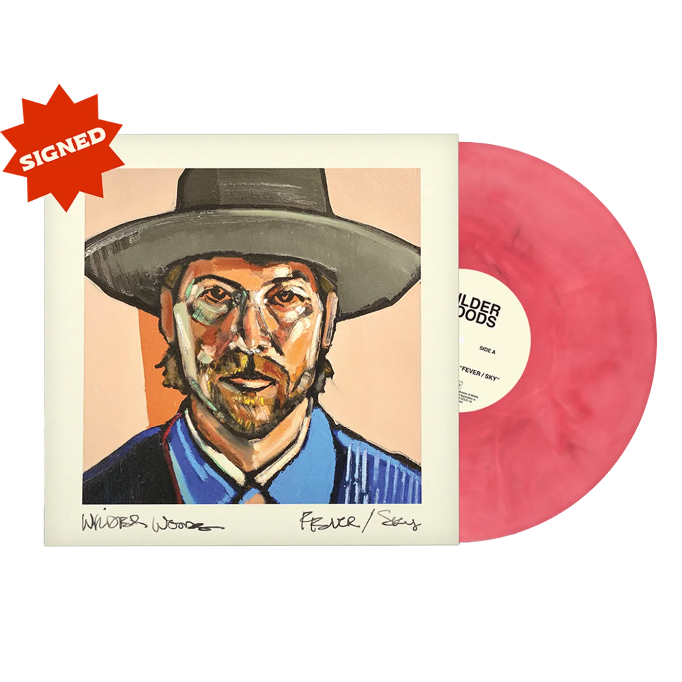 Wilder Woods [SIGNED] FEVER / SKY LIMITED EDITION PINK VINYL