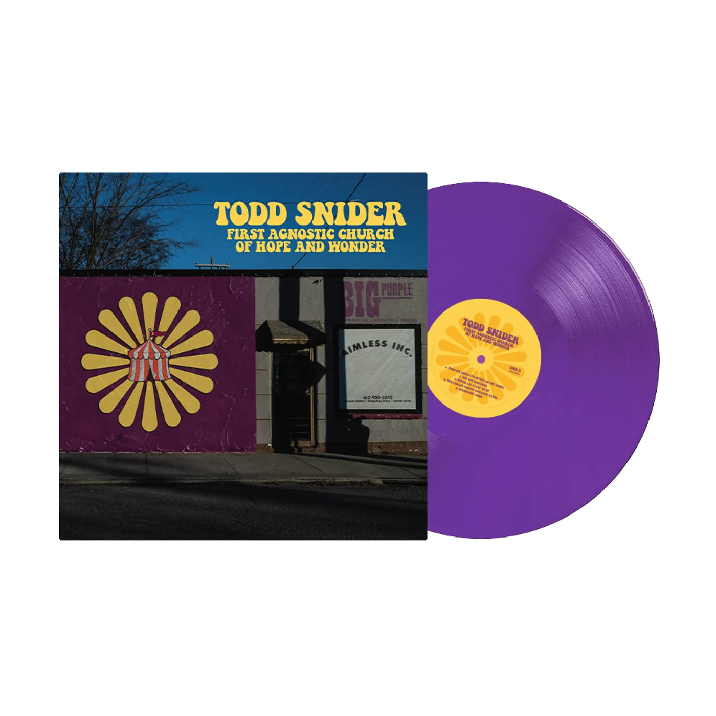 Todd Snider FAC Limited Edition Purple Vinyl - Sold Out