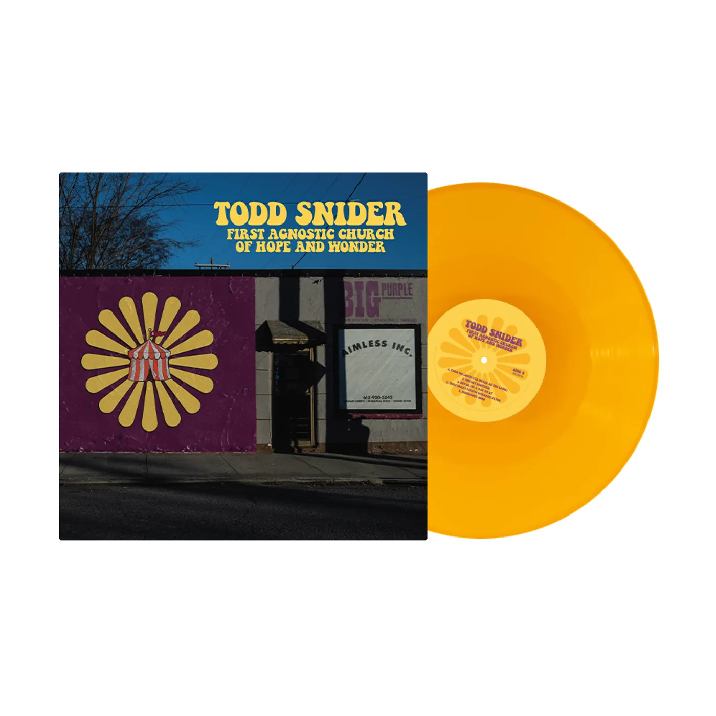 Todd Snider FAC Limited Edition Yellow Vinyl - Sold Out