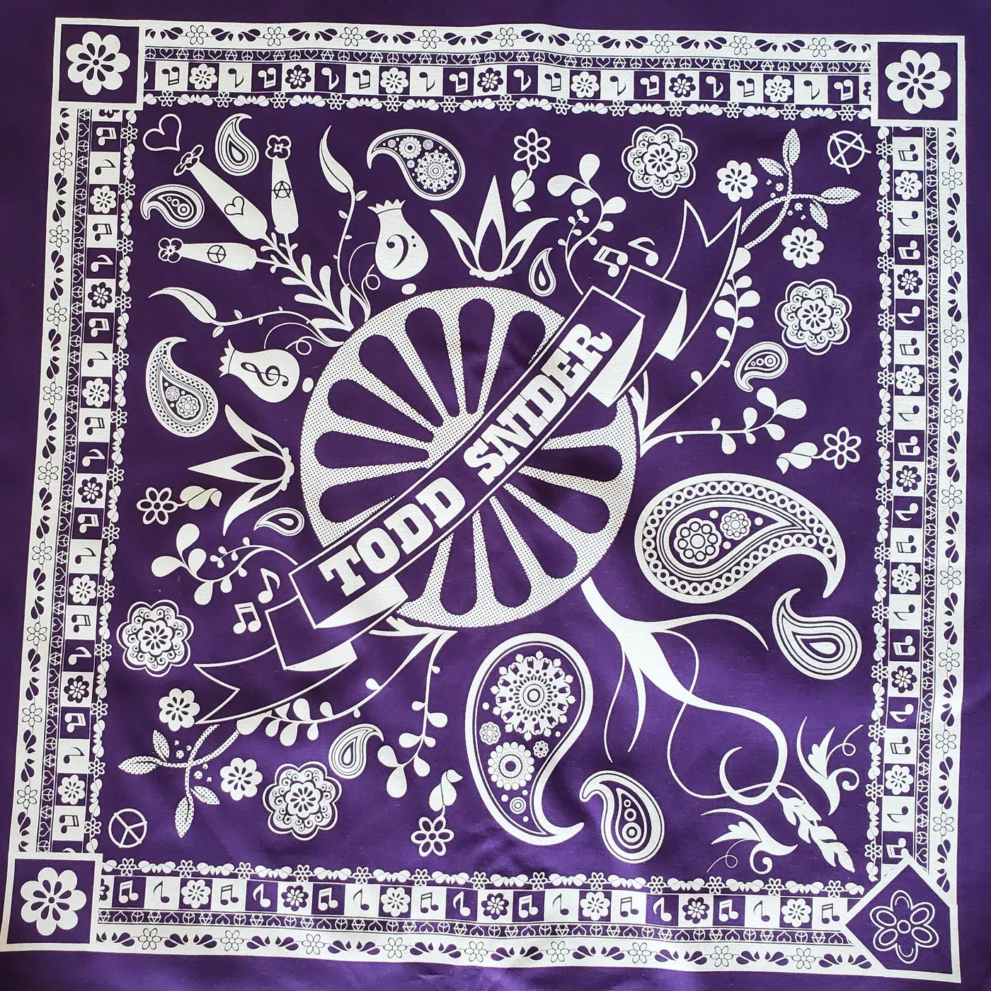 Todd Snider Bandana - Purple