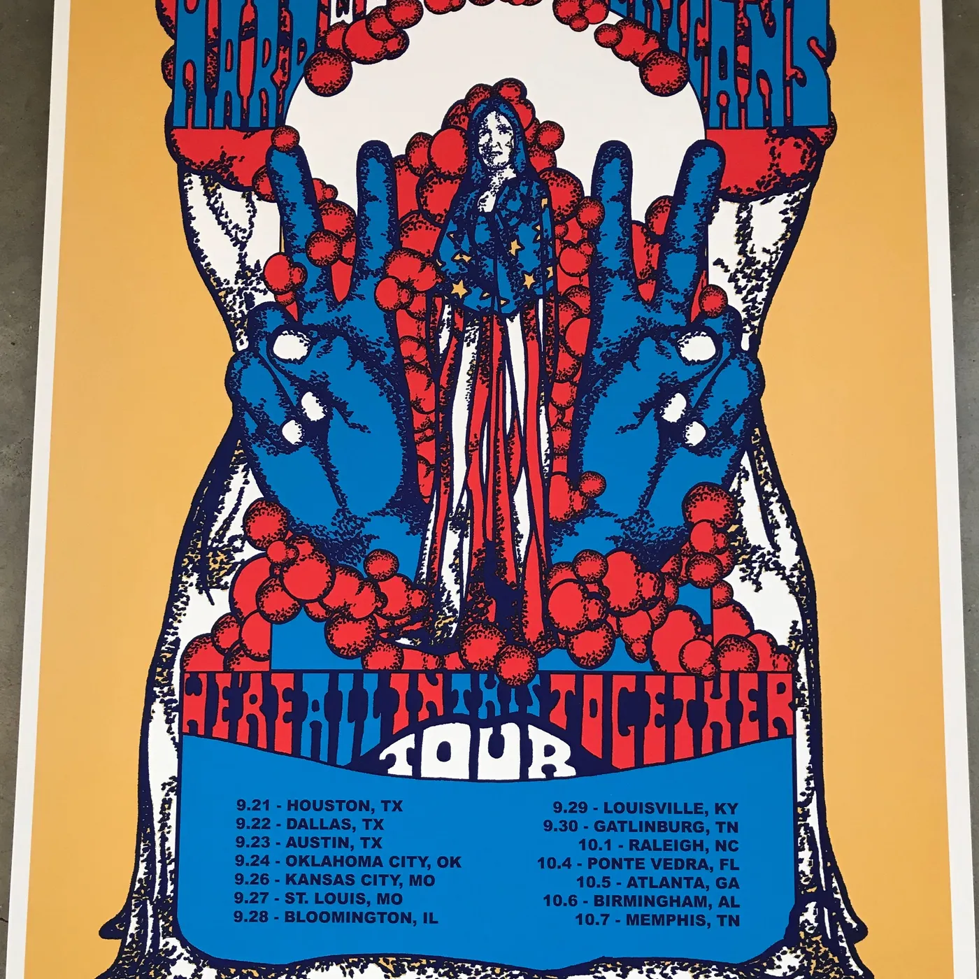 Hard Working Americans 2017 Tour Poster