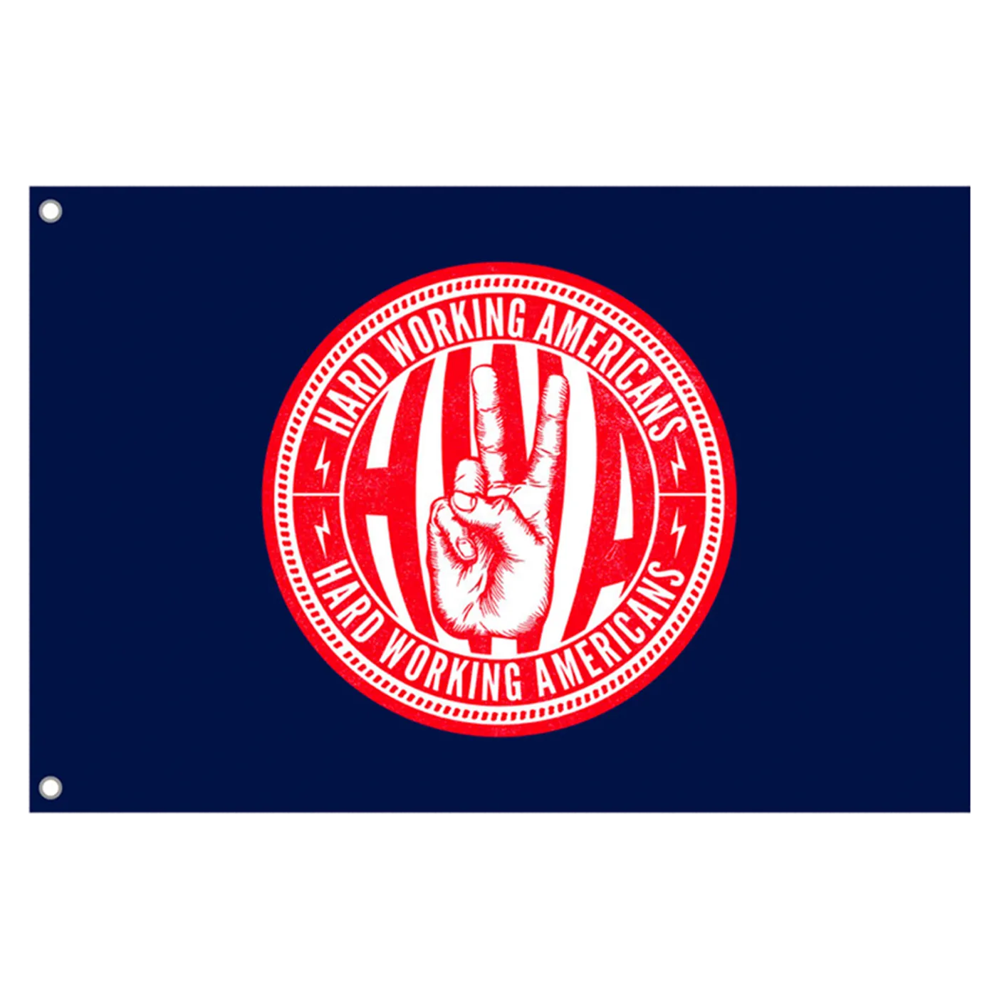 Hard Working Americans HWA Union Logo Flag