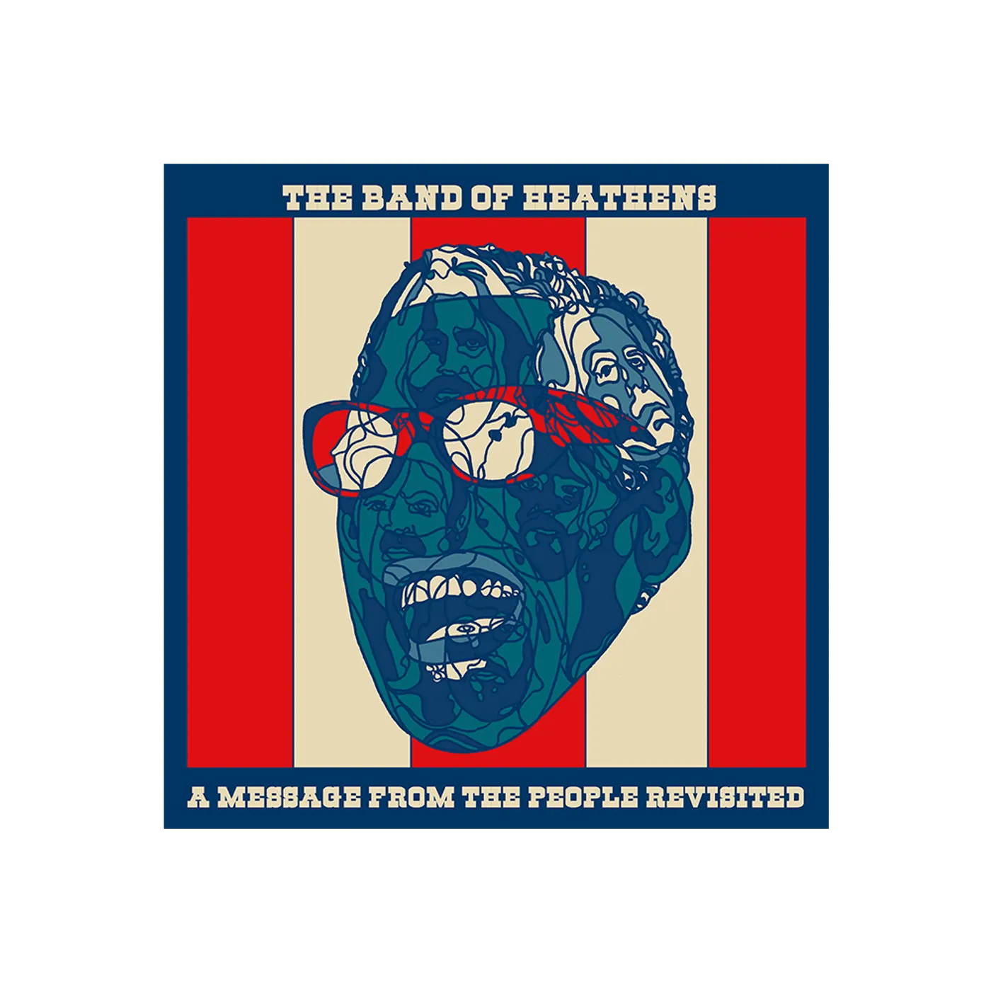 The Band Of Heathens A Message From The People Revisited Sticker