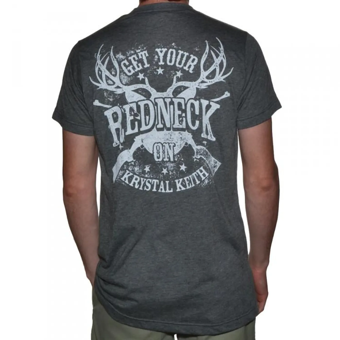 Krystal Keith "Get Your Redneck On" Grey T-Shirt