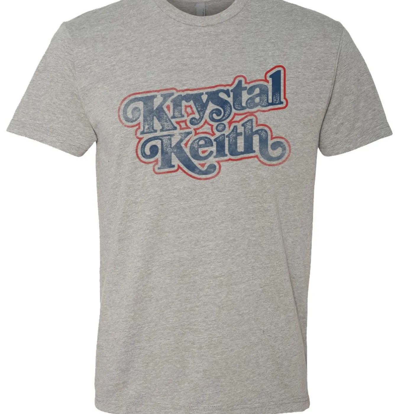 Krystal Keith Logo Light Grey Tee