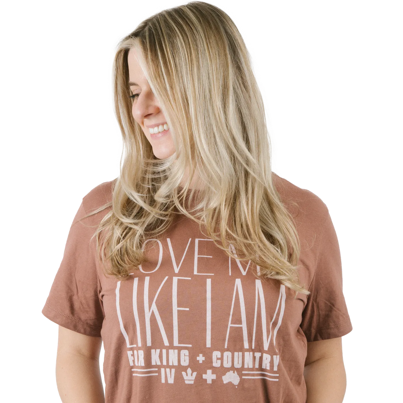 for KING & COUNTRY Love Me Like I Am Tee - Rust