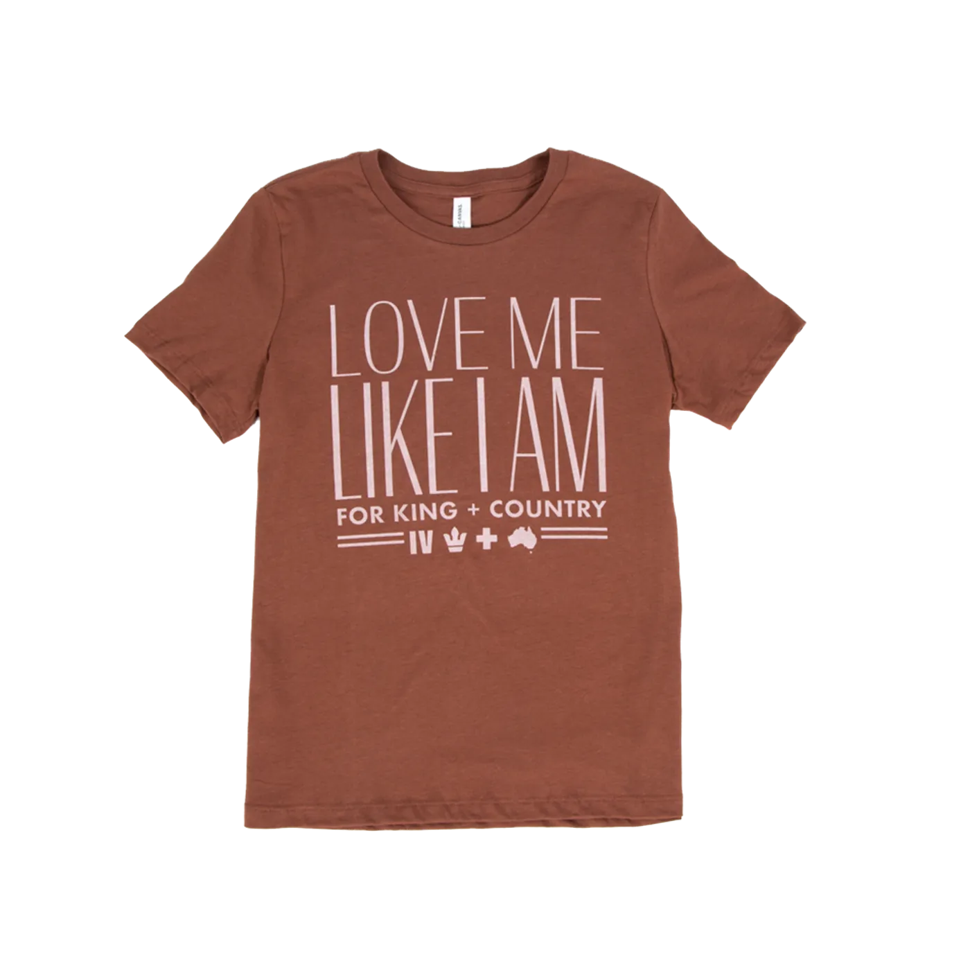 for KING & COUNTRY Love Me Like I Am Tee - Rust