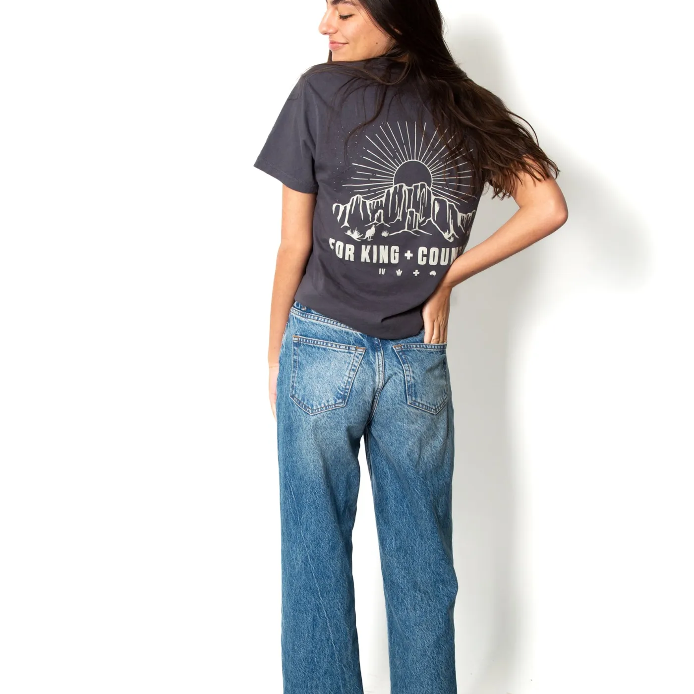 for KING & COUNTRY Desert Tee - Charcoal