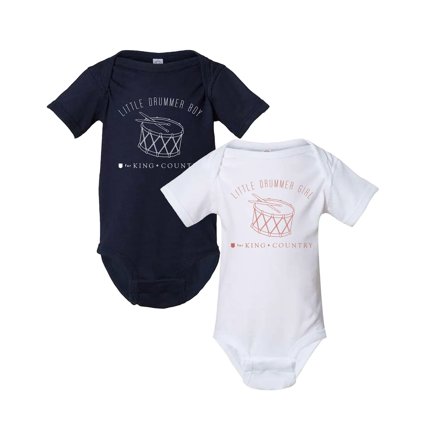 for KING & COUNTRY Drummer Boy + Girl Onesie