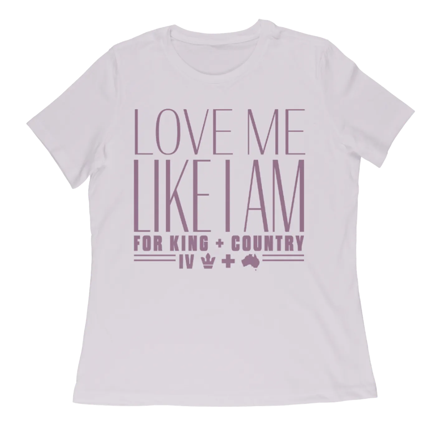 for KING & COUNTRY Love Me Like I Am Tee - Lavender