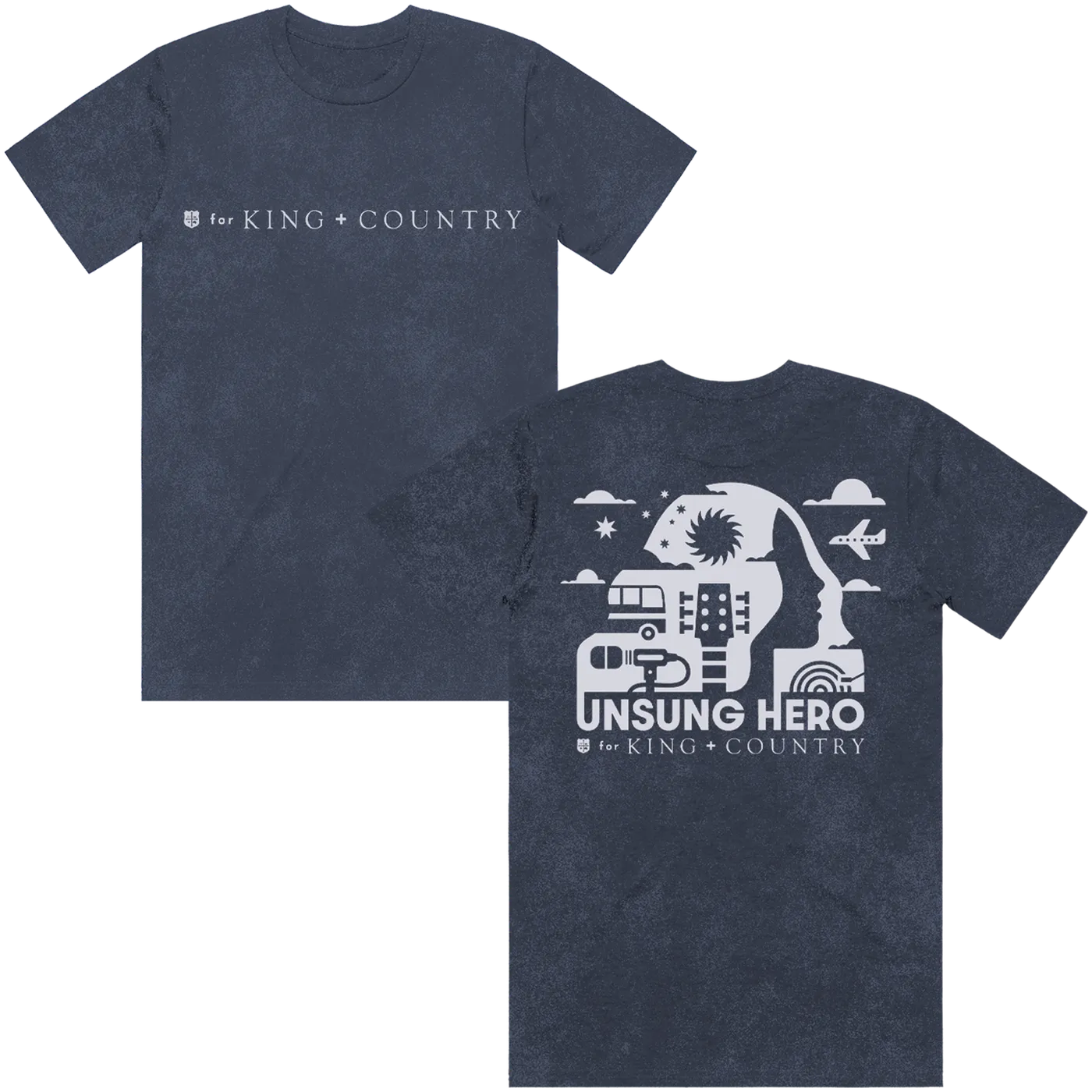 for KING & COUNTRY Unsung Hero Tee - Navy