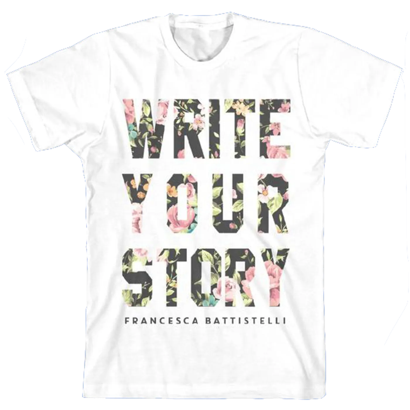 Francesca Battistelli Floral Write Your Story Tee