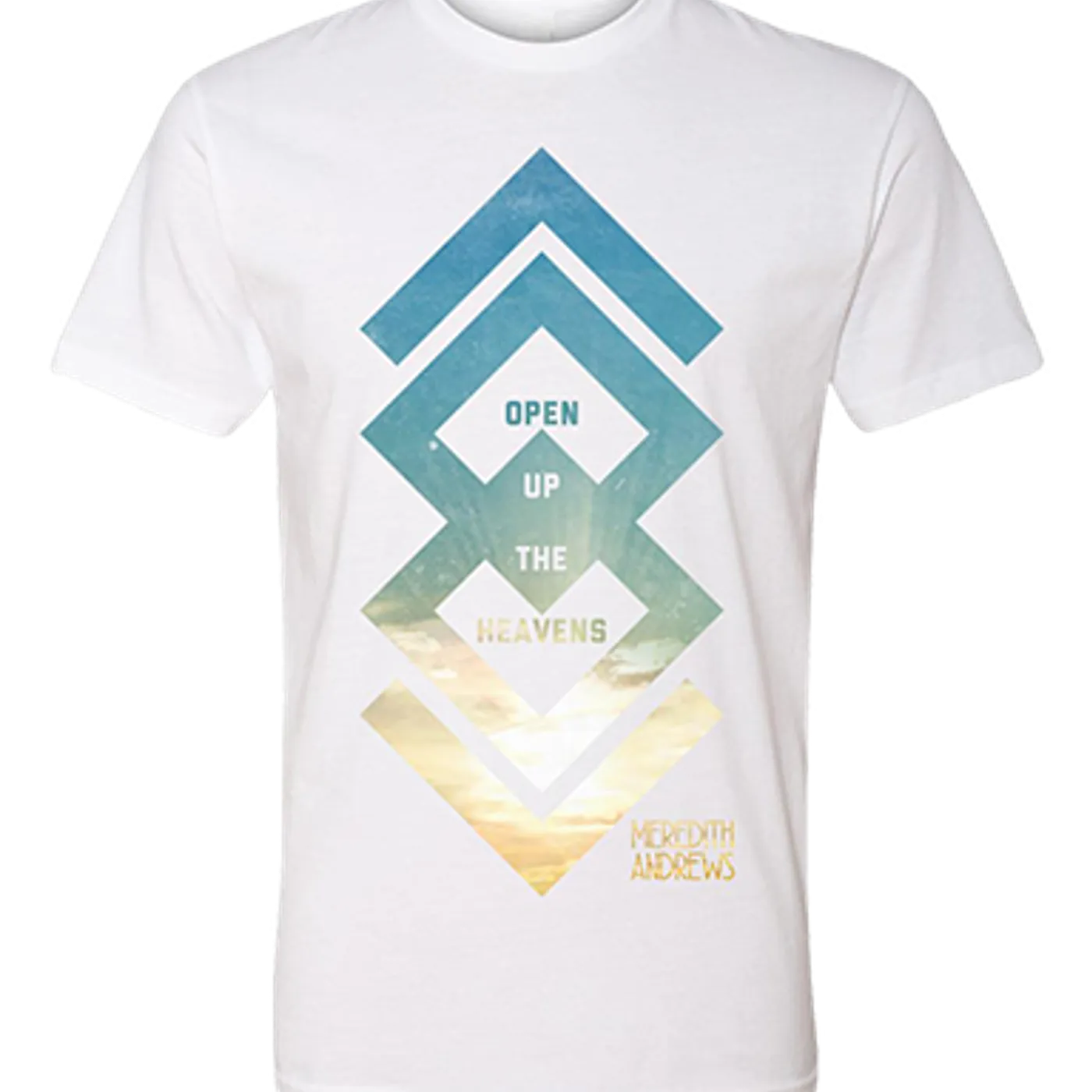 Meredith Andrews Open Up the Heavens White Arrow Tee