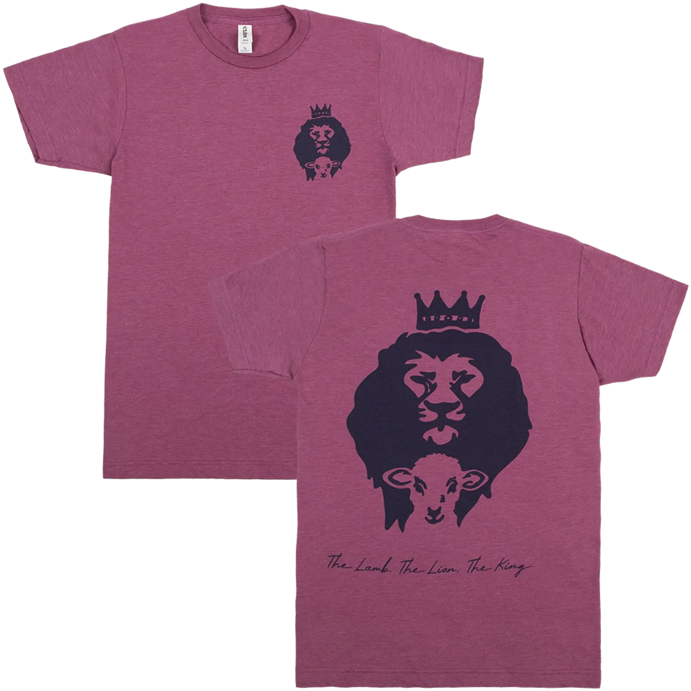 Meredith Andrews Lamb Lion King Tee - Heather Purple