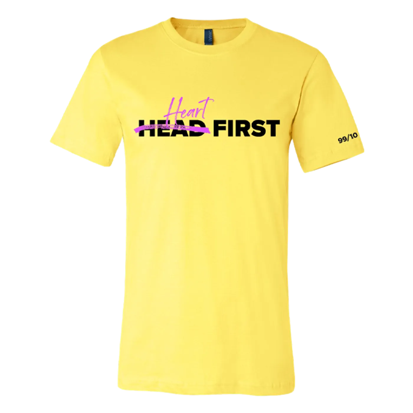 Sarah Reeves Heart First Yellow Tee