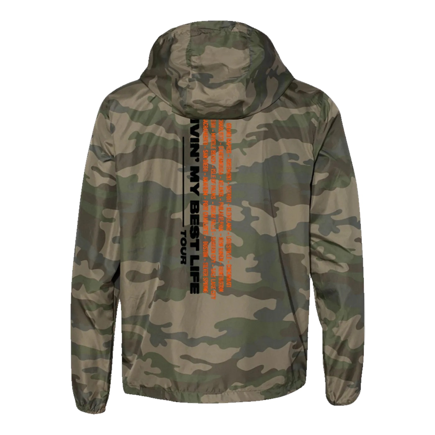 Dylan Scott Camo Zip Up Jacket